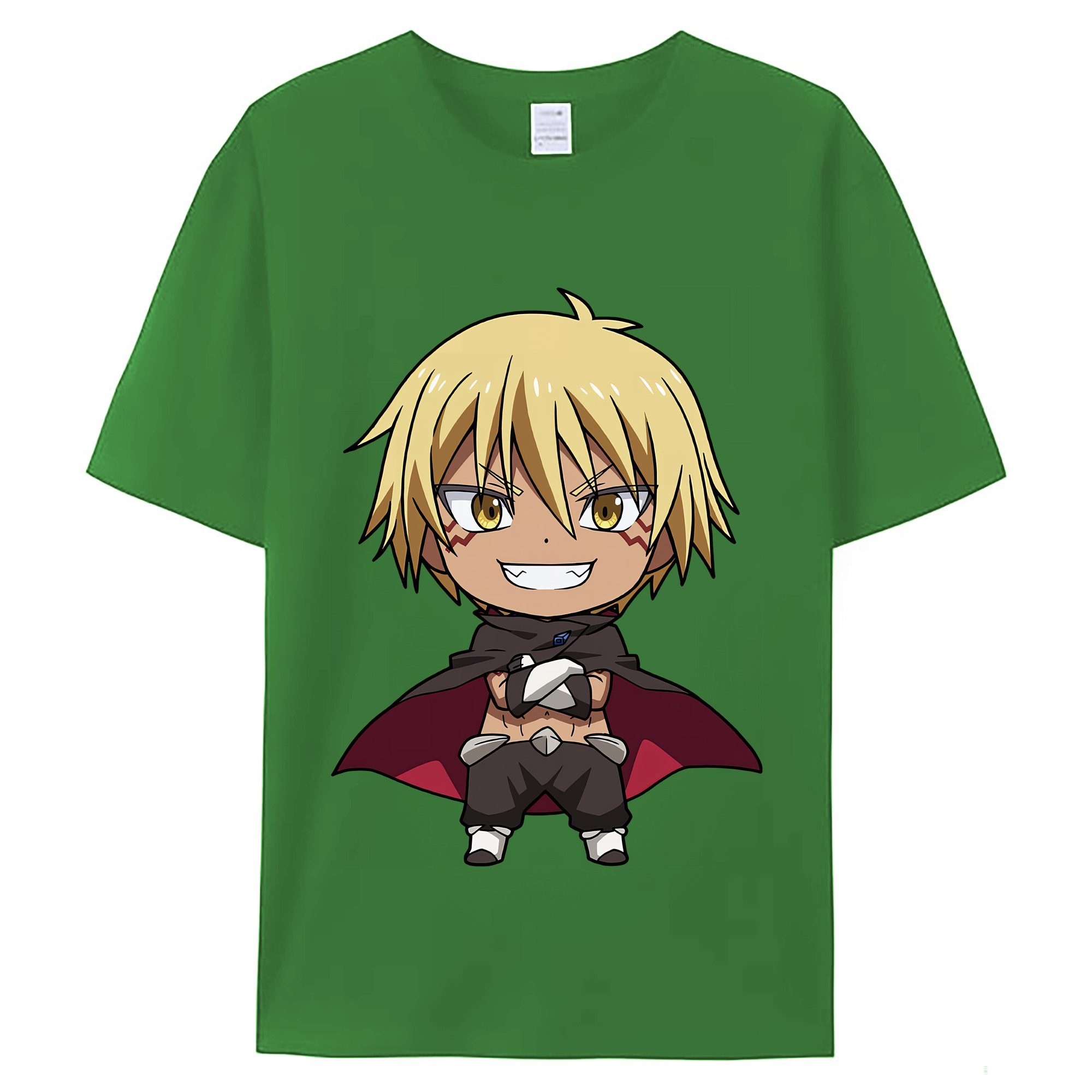 （画像用） 転スラ Regarding Reincarnated to Slime レディースカジュアルプリントTシャツ（綿100％）